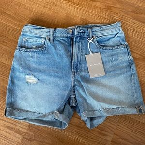 Everlane The Denim Short, distressed, size 27